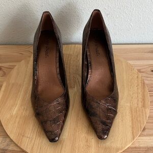 Easy Street Chiffon Womens Pointed Stiletto Heel Pumps new